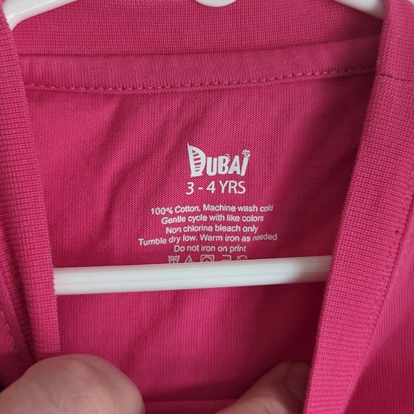 Dubai Girls T Shirt with Camel 3-4 Years 3T 4T - Picture 3 of 4